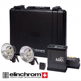 Elinchrom ELB 400 Two Action Heads To Go Set