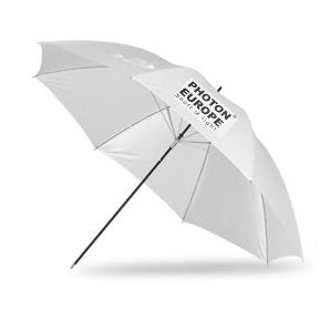Foto dáždnik biely transparentný 80 cm