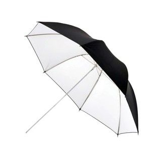 Foto dáždnik biela/ čierna 83 cm