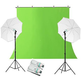 Green Screen Studio Set 325 + 325W Basic 1,6 x 5 m