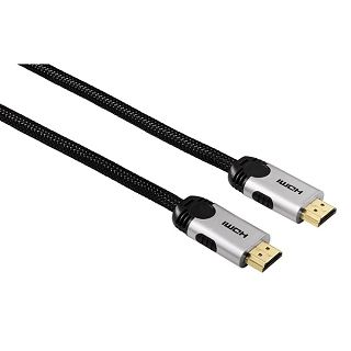 HDMI kábel, 1,5 m, pozlátený, opletený, nebalený