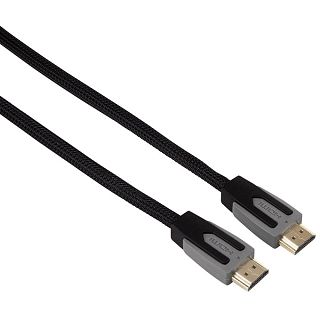 HDMI kábel 1,5 m, vidlica-vidlica, Ethernet, pozlátený, opletený, nebalený