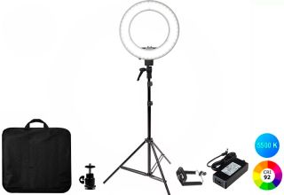 Lensso LED Ring Light ( kruhov svetlo, statv, driak na mobil, guov hlava pre fotoapart )