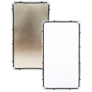 Odrazn panel 1,1 x 2m Lastolite Skylite Rapid Fabric Medium (Sun, strieborn)