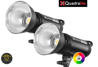 Quadralite SET 2x LED 1000 trval svetl so stmievaom