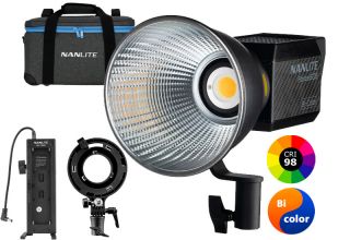 NANLITE FORZA 60B LED BI-COLOR 2700K-6500K (s filmovými efektami) + držiak batérií + Bowens adaptér