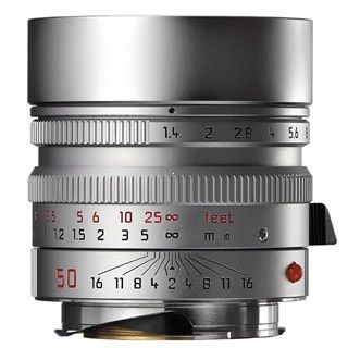 LEICA Summilux-M 50mm f/1.4 ASPH strieborn