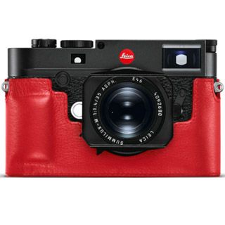 Leica M10 Protector leather, red