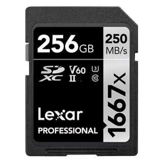 Lexar Pro 1667X SDHC/SDXC UHS-II (V60) 256GB
