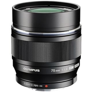 Olympus M. Zuiko Digital ED 75mm f/1.8 MSC Black