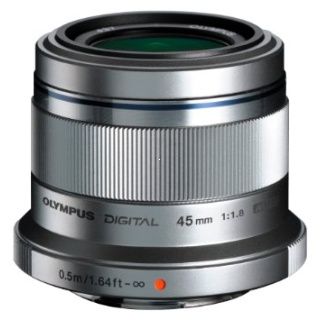 Olympus M.ZUIKO DIGITAL  45mm f1,8 silver
