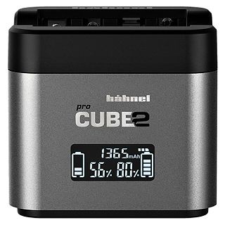 Hhnel proCUBE2 Nikon dulna profi nabjaka Li-ion batri EN-EL14/EL14a/EL15 a AA batrie