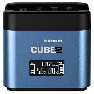 Hähnel proCUBE2 Panasonic duálna profi nabíjačka Li-ion batérií DMW-BLC12 / BLF19 / BLJ31 / BLK22 a AA batérie