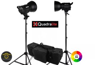 Quadralite LED 1000 +1000 + statvy + taka - trval svetl so stmievaom