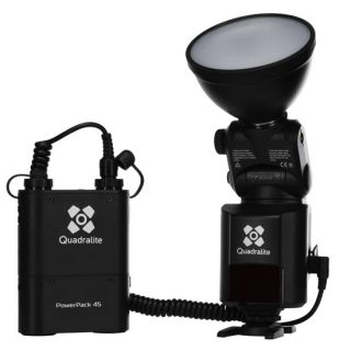 Quadralite Reporter 360 TTL set profesionlny blesk + power pack