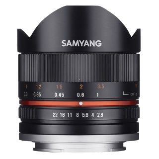 Samyang 8mm F/2,8 UMC Fish Eye II pre Sony E black