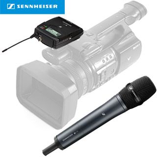 Sennheiser bezdrtov set na kameru II (Hand mikrofn)