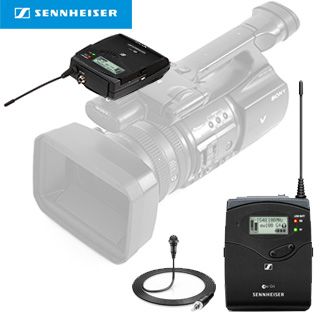Sennheiser bezdrôtový set na kameru I (klopový mikrofón)