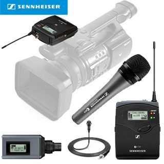 Sennheiser bezdrôtový set na kameru IV (klopový mikrofón + násuvný vysielaè + Handka)