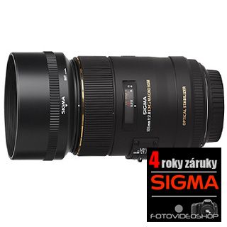 Sigma 105mm f/2,8 EX DG OS Macro HSM pre Canon objektív + 4 ROKY ZÁRUKA !