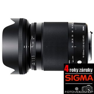 Sigma 18-300mm F3.5-6.3 DC MACRO OS HSM C pre Canon + 4 ROKY ZÁRUKA !