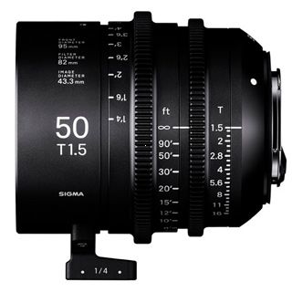SIGMA CINE 50mm T1.5 FF FL F/VE METRIC Fully Luminous pre Sony E