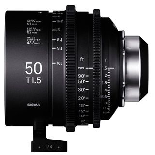 SIGMA CINE 50mm T1.5 FF F/AP2 METRIC iTechnology pre Arri PL