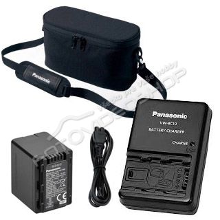 Panasonic camcorder starter kit (batéria + nabíjačka + brašňa)