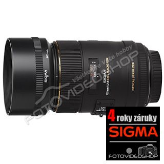 Sigma 105mm f/2,8 EX DG OS Macro HSM pre Canon objektív + 4 ROKY ZÁRUKA !