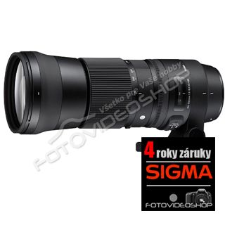 Sigma 150-600mm f/5-6,3 DG OS HSM Contemporary Canon + 4 ROKY ZÁRUKA !