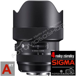 Sigma 14-24/2.8 DG HSM ART pre Canon + 4 ROKY ZÁRUKA !