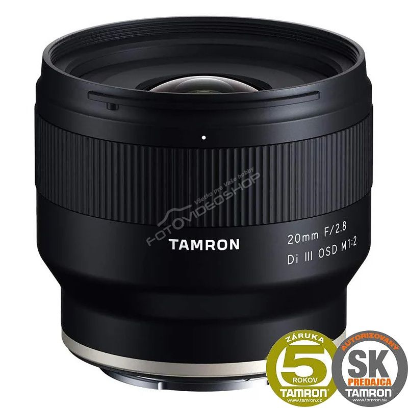 Tamron 20mm f / 2.8 Di III OSD M1:2 Sony E-mount (5 rokov záruka)